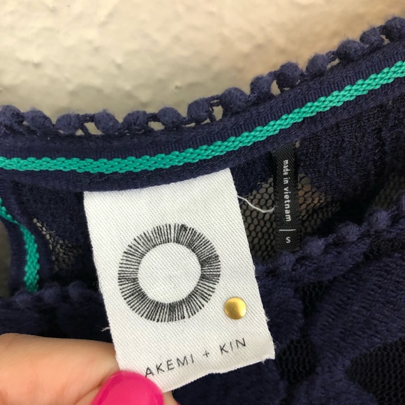 Anthropologie Akemi + Kin Small Tunic Lace - Picture 4 of 8